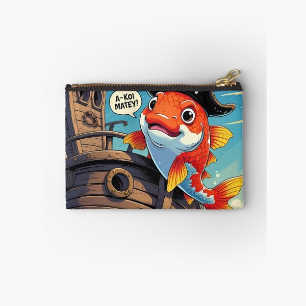 Item preview, "A-KOI MATEY" Koi Fish Pirate  designed and sold by FishFriends.