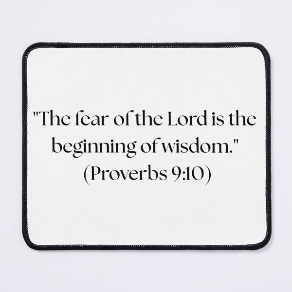 Item preview, The fear of the Lord is the beginning of wisdom designed and sold by WearProverbs.