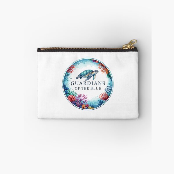 Item preview, Guardians of the Blue" Logotype: Protectors of Oceans and Coral Reefs in Vintage Style designed and sold by ART-POD-PL.