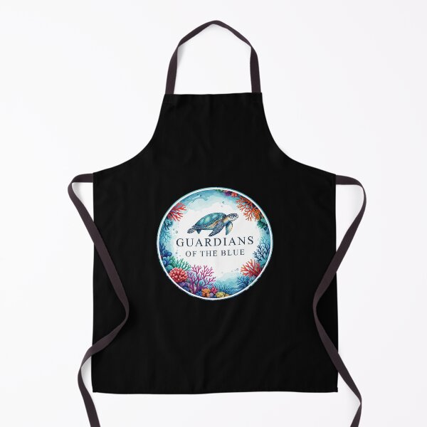Item preview, Guardians of the Blue" Logotype: Protectors of Oceans and Coral Reefs in Vintage Style designed and sold by ART-POD-PL.