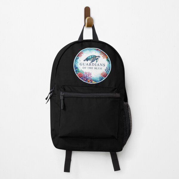 Item preview, Guardians of the Blue" Logotype: Protectors of Oceans and Coral Reefs in Vintage Style designed and sold by ART-POD-PL.