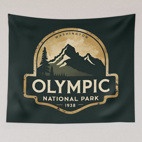 Item preview, Olympic National Park - Washington designed and sold by GoodOldVintage.