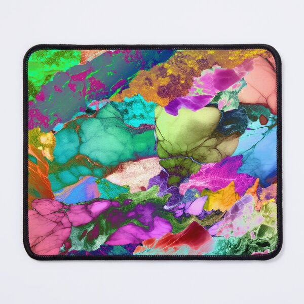 Item preview, colorful collage of curious textures 4 designed and sold by chambergambit.