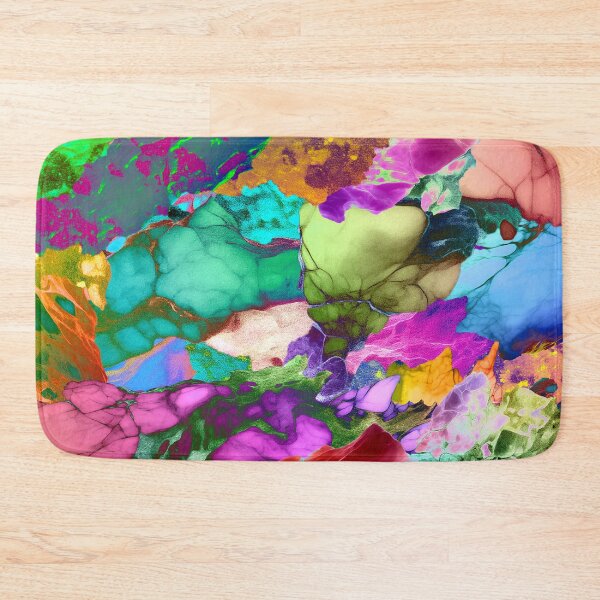 Item preview, colorful collage of curious textures 4 designed and sold by chambergambit.