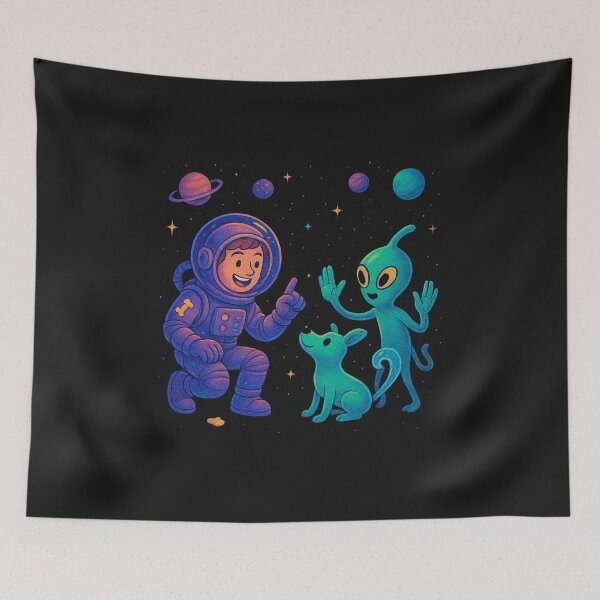 Item preview, Training the Space Pup; A Moment Beyond Earth designed and sold by HEERMANArt.