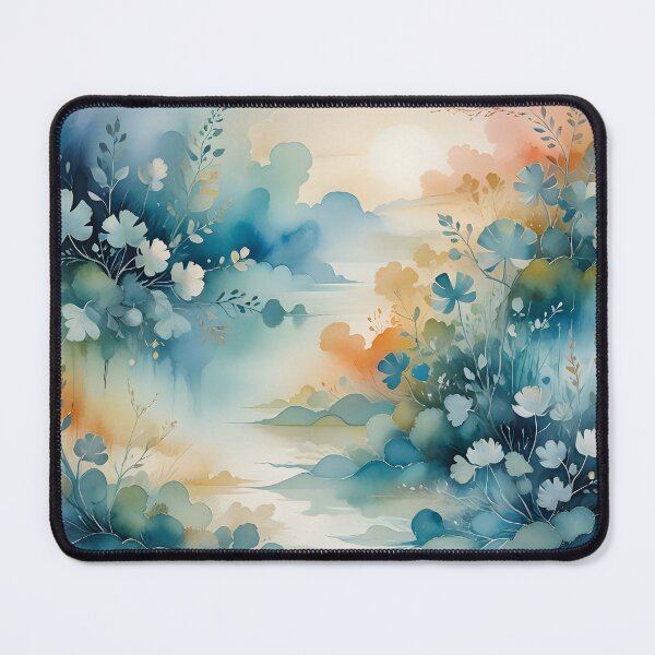 Item preview, Abstract landscape in pastel colors designed and sold by 2-Seraphira.
