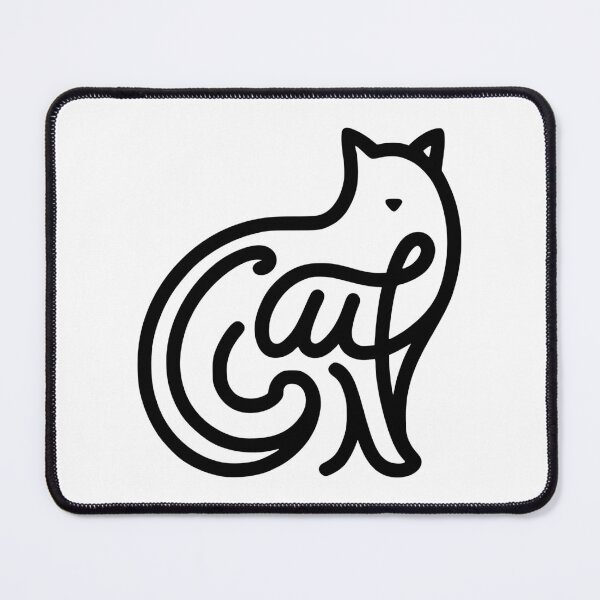 Item preview, The letters inside the cat designed and sold by mikechi.