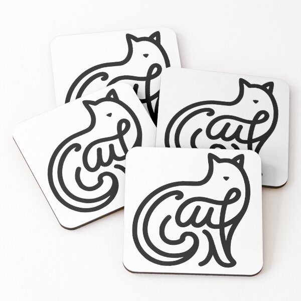 Item preview, The letters inside the cat designed and sold by mikechi.