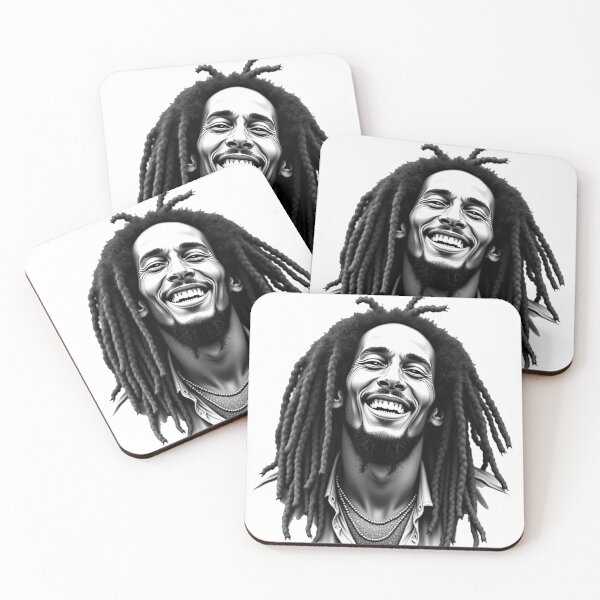 Item preview, Black and white art, excellent Bob Marley portrait, home decor. designed and sold by nicnacc.