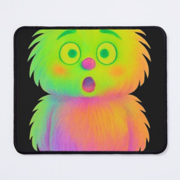 Item preview, Rainbow Fuzz Critter with Wonder Eyes designed and sold by MugLifeCo.