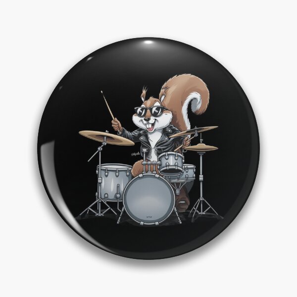 Item preview, Squirrel Playing Drums designed and sold by MarcoVerus.