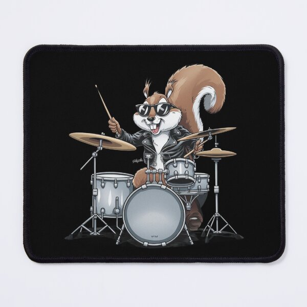 Item preview, Squirrel Playing Drums designed and sold by MarcoVerus.