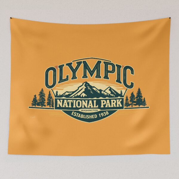 Item preview, Olympic National Park - Washington designed and sold by GoodOldVintage.