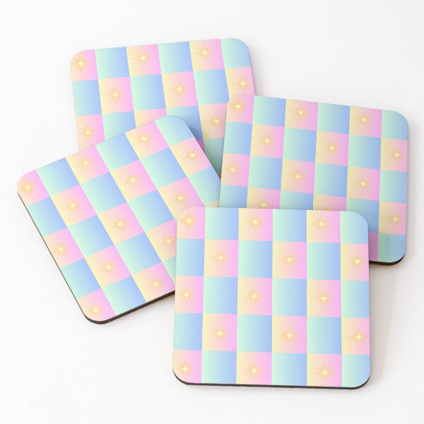 Item preview, Pastel Star Checkerboard Pattern designed and sold by BRT.