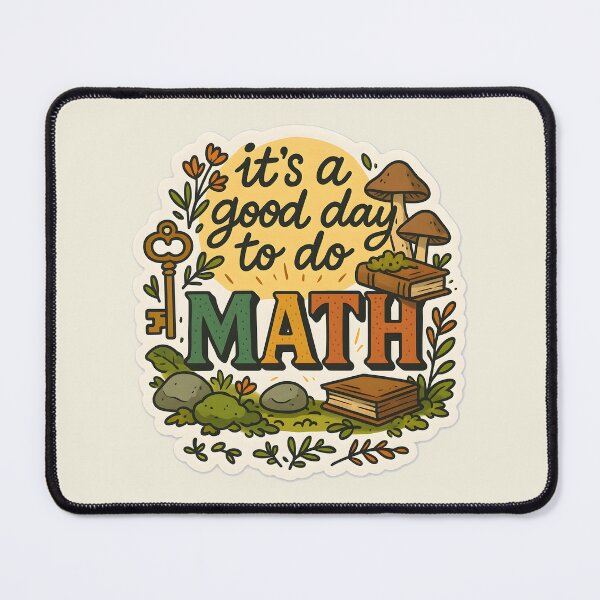 Item preview, It's a good day to do MATH Goblincore Dark academia designed and sold by Graphicarium Shop.