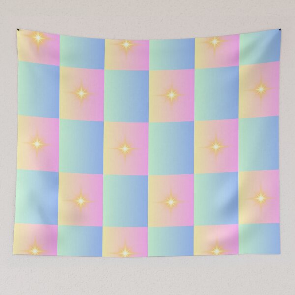 Item preview, Pastel Star Checkerboard Pattern designed and sold by BRT.