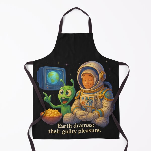 Item preview, Cosmic Movie Night: Watching Earth Dramas designed and sold by HEERMANArt.