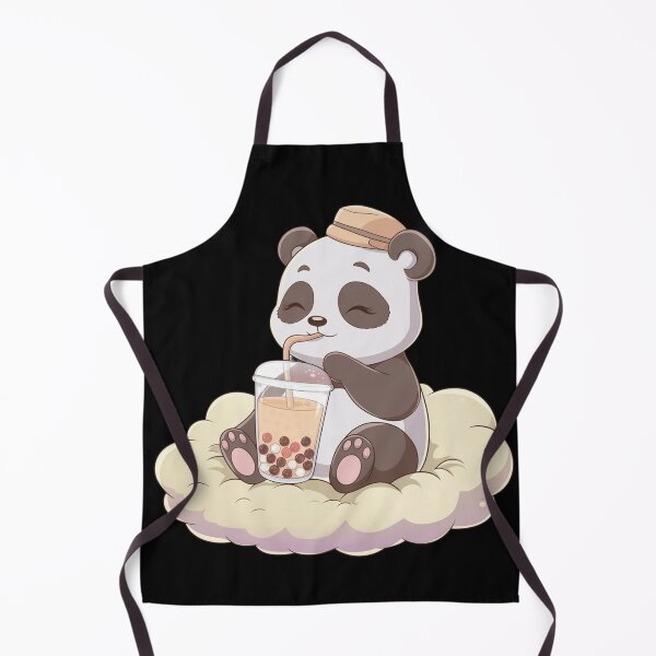 Item preview, Cute Little Panda Drinking Bubble Tea designed and sold by MarcoVerus.