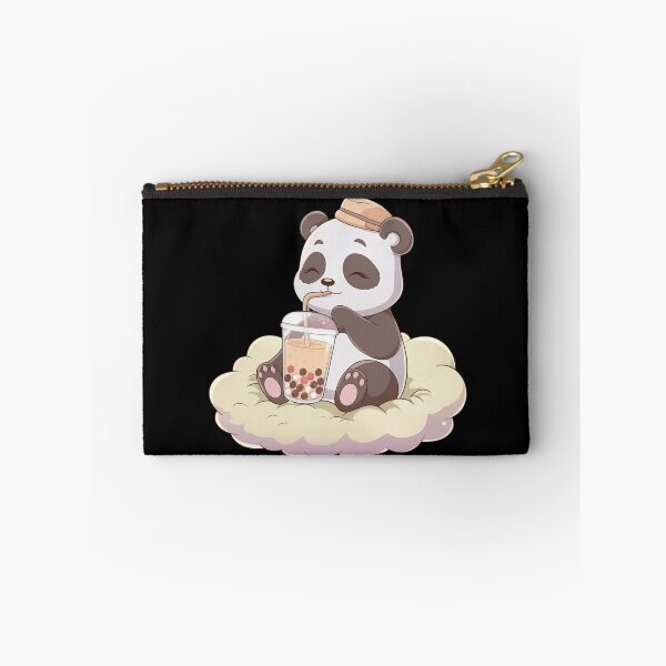 Item preview, Cute Little Panda Drinking Bubble Tea designed and sold by MarcoVerus.