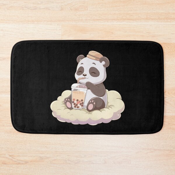 Item preview, Cute Little Panda Drinking Bubble Tea designed and sold by MarcoVerus.
