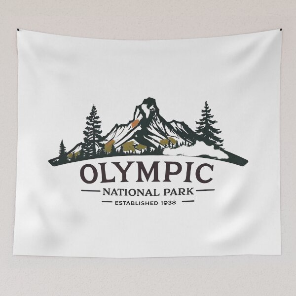 Item preview, Olympic National Park - Washington designed and sold by GoodOldVintage.