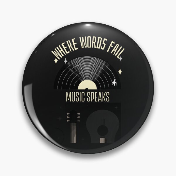 Item preview, Where words fail, music speaks designed and sold by podas.