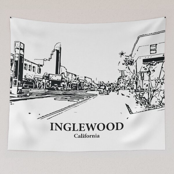 Item preview, Inglewood - California designed and sold by Lakeric Cityscapes.
