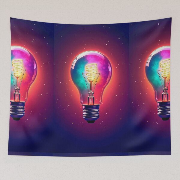 Item preview, Abstract motivational image of a light bulb symbolizing having ideas! designed and sold by Giulivo Store Graphic.