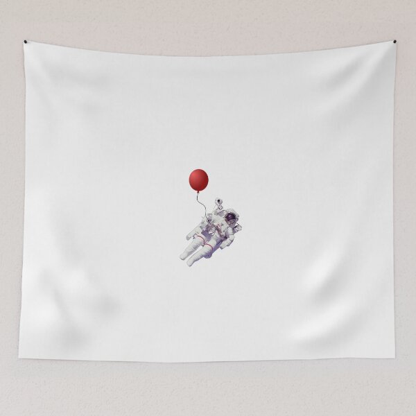 Item preview, Astronaut with balloon designed and sold by rednatron.