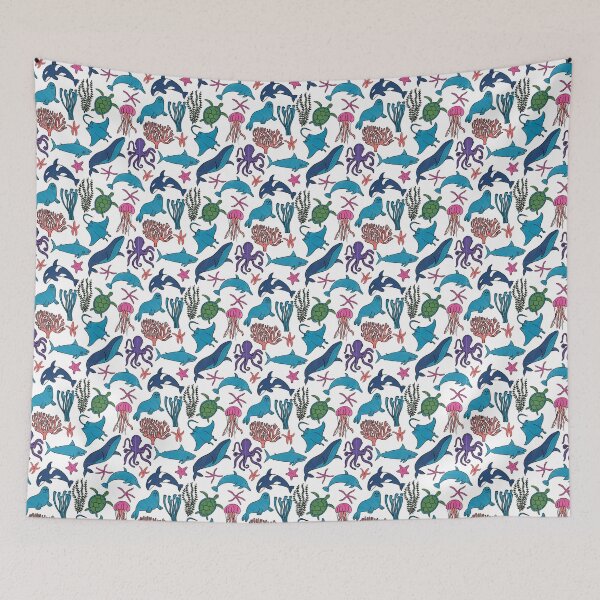 Item preview, Sea animals designed and sold by Nielsen Patterns.