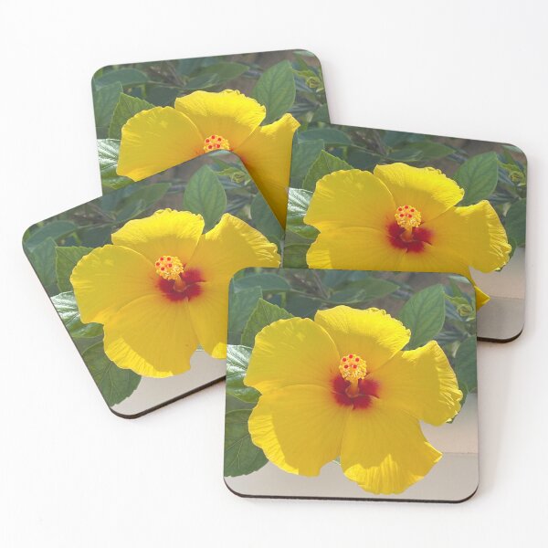 Item preview, Vibrant yellow hibiscus delight designed and sold by Ponted.
