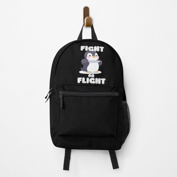 Item preview, Fight Or Flight Meme Penguin designed and sold by ViViTulip.