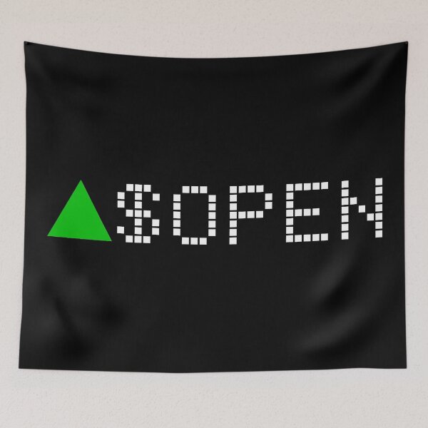 Item preview, Opendoor Technologies Inc. - OPEN - Stock Ticker Green - White Font designed and sold by frankyou.