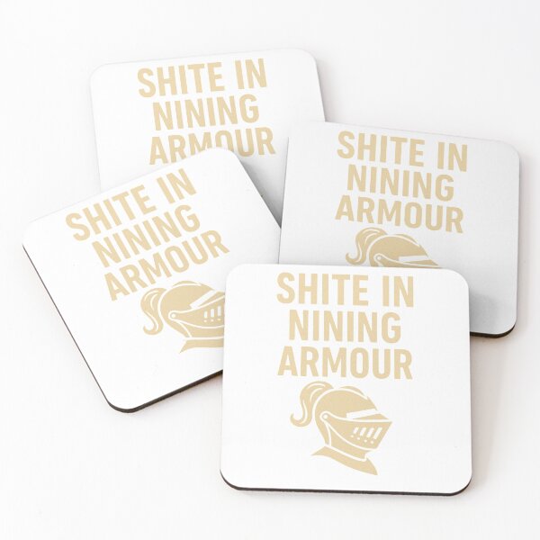 Item preview, Shite in Nining Armour – Sarcastic Knight Design designed and sold by BackstopAndCo.