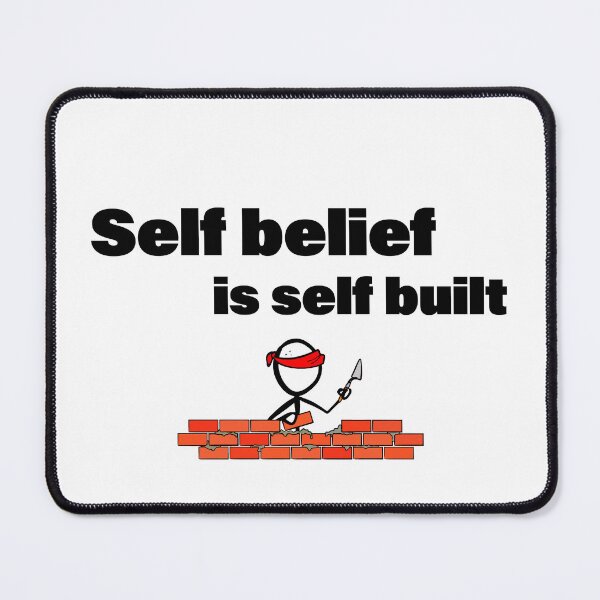 Item preview, Self Belief Is Self Built Motivational Hustle Mindset designed and sold by FlyShop1.
