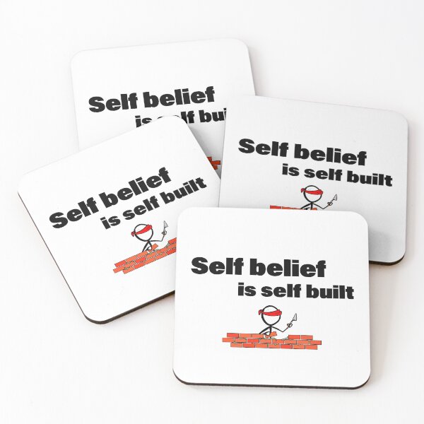 Item preview, Self Belief Is Self Built Motivational Hustle Mindset designed and sold by FlyShop1.