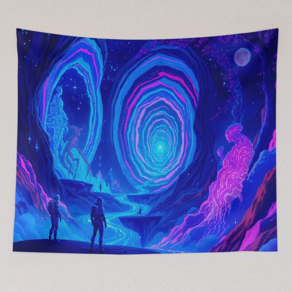 Item preview, Holographic Universe --- Sci-Fi Universe Illustration —  Style Futuristic Art designed and sold by  Ojo de Lilith.