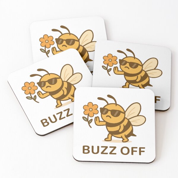 Item preview, Buzz Off – Funny Attitude Insect  designed and sold by LadyInEverGreen.