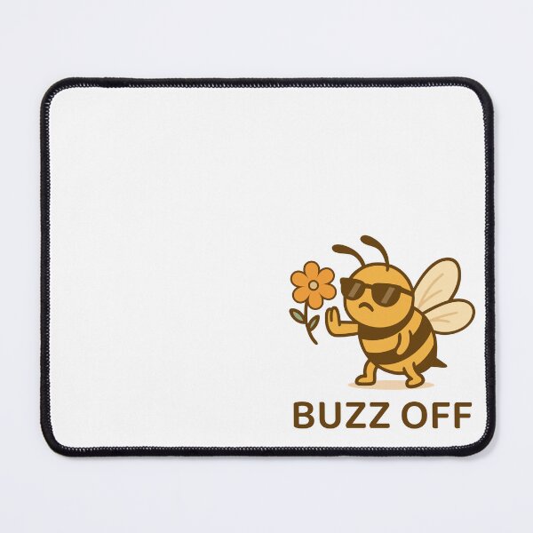 Item preview, Buzz Off – Funny Attitude Insect designed and sold by LadyInEverGreen.