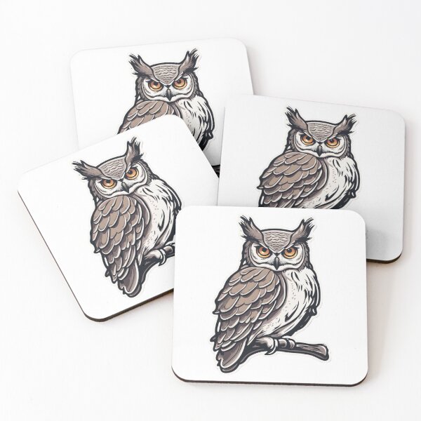 Item preview, Gray Horned Owl designed and sold by FamiliarPufferfish.
