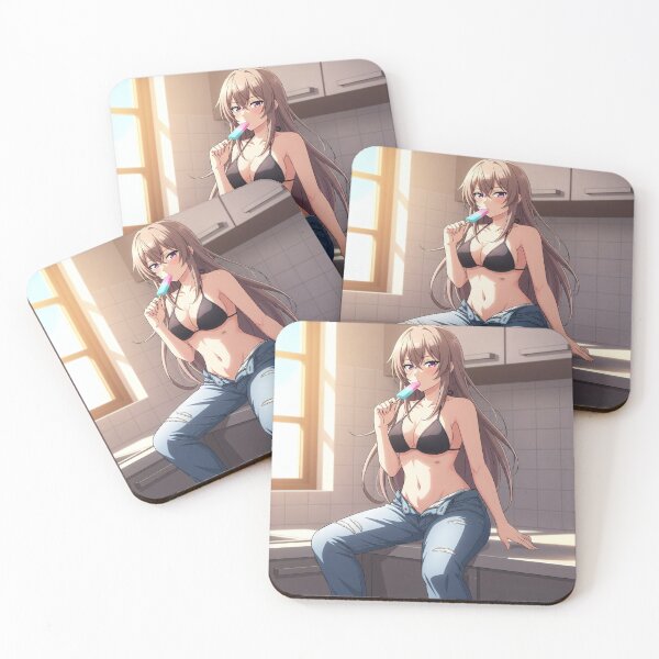 Item preview, Hot Day and Waifu with ice cream designed and sold by GerwantSHOP.