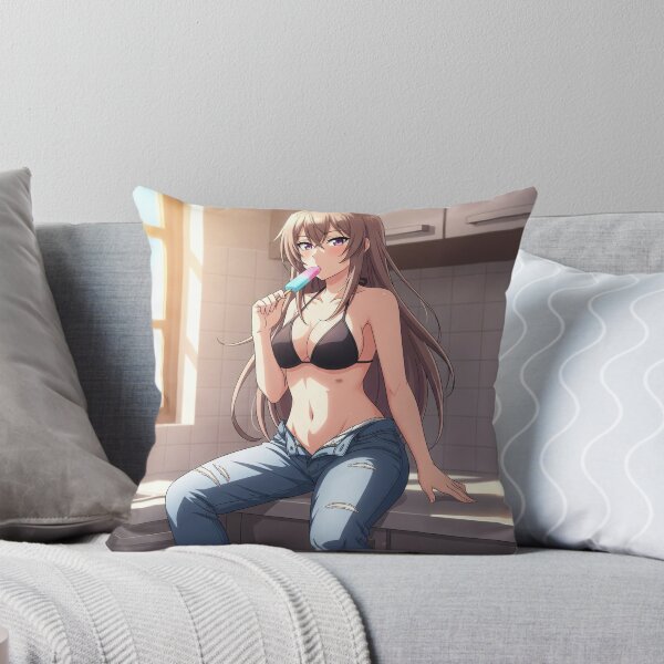 Item preview, Hot Day and Waifu with ice cream designed and sold by GerwantSHOP.