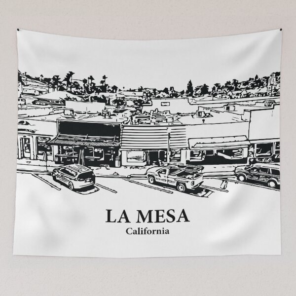 Item preview, La Mesa - California designed and sold by Lakeric Cityscapes.