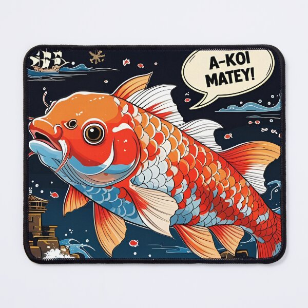 Item preview, A-Koi Matey! Beware the Giant Koi designed and sold by FishFriends.