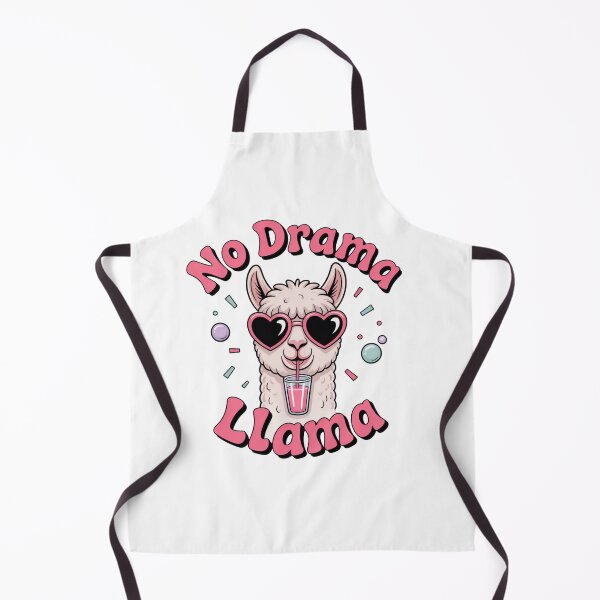 Item preview, No Drama Llama – Chill Llama with Heart Shades designed and sold by ArtByYunus.
