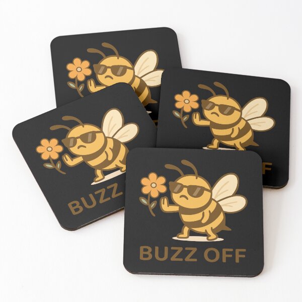 Item preview, Buzz Off – Funny Attitude Insect  designed and sold by LadyInEverGreen.