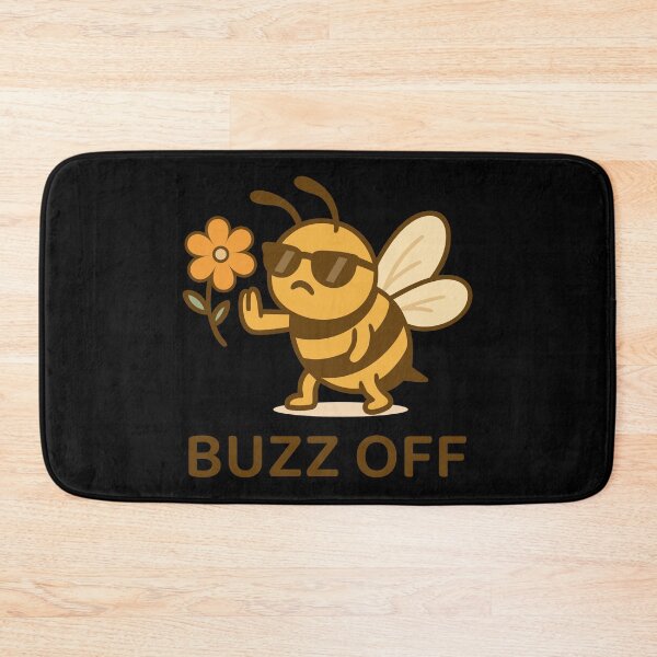 Item preview, Buzz Off – Funny Attitude Insect  designed and sold by LadyInEverGreen.