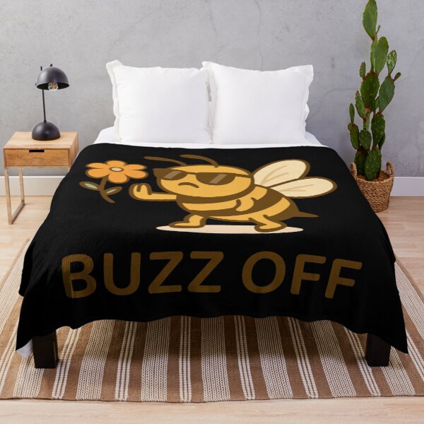 Item preview, Buzz Off – Funny Attitude Insect  designed and sold by LadyInEverGreen.