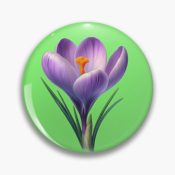 Item preview,  Elegant Purple Crocus: The First Sign of Spring designed and sold by IraBum.