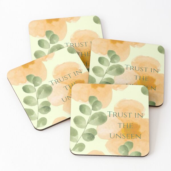 Item preview, Trust in the Unseen – Islamic Aesthetic Watercolor Design designed and sold by MiskAndMoon.